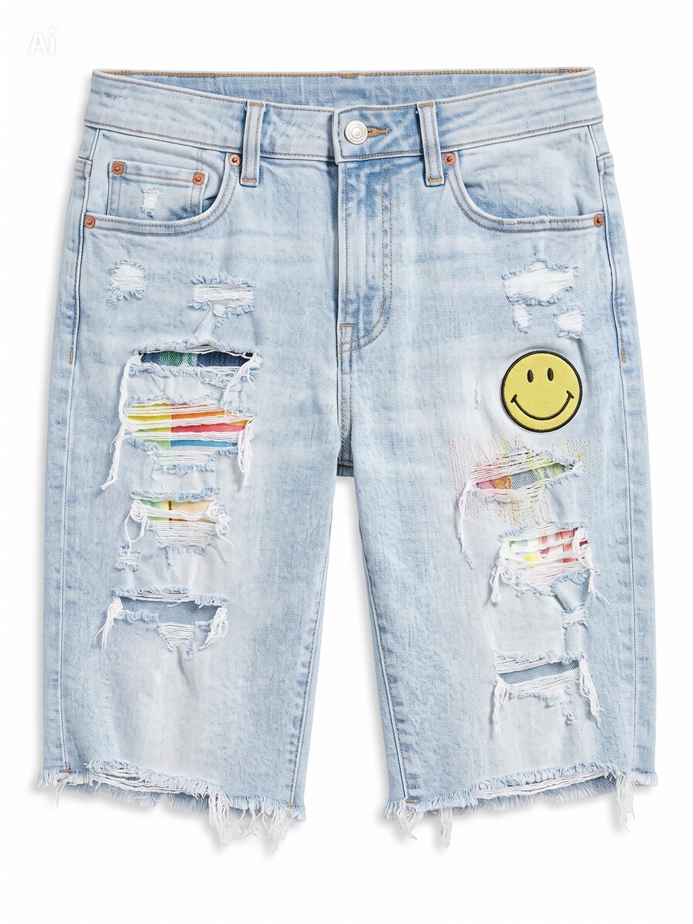 American Eagle Outfitters Pride 9" AirFlex+ Denim Shorts